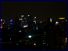 Guangzhou night skyline from our hotel room at the Yutong Hotel